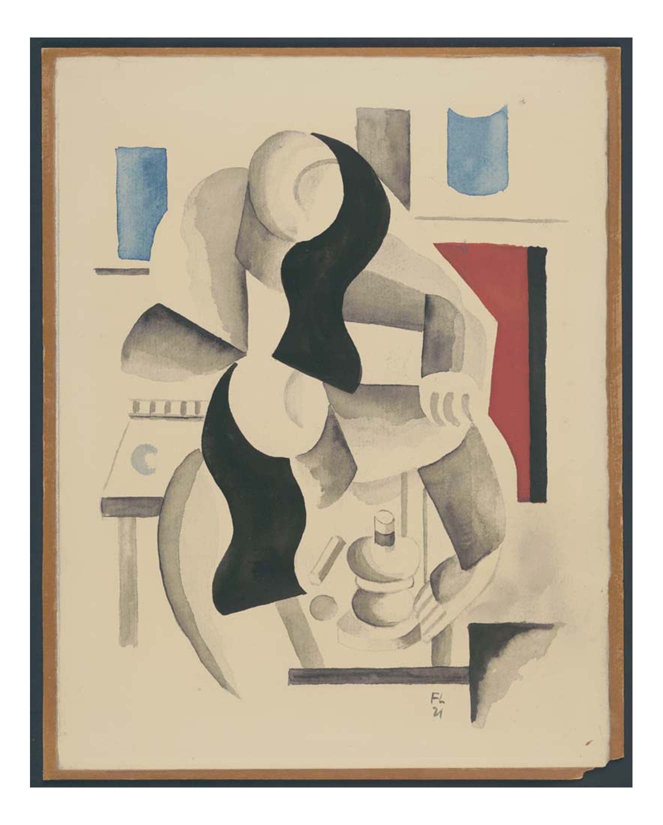 Fernand Leger - Two Women, 16x12" (A3) Poster Print