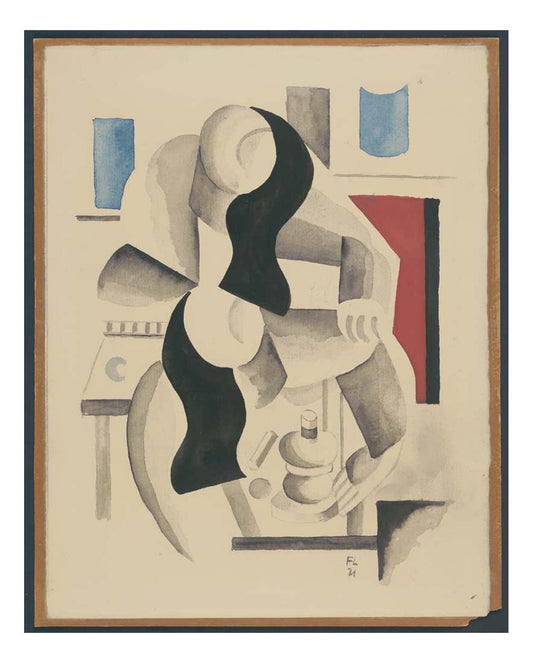 Fernand Leger - Two Women, 16x12" (A3) Poster Print