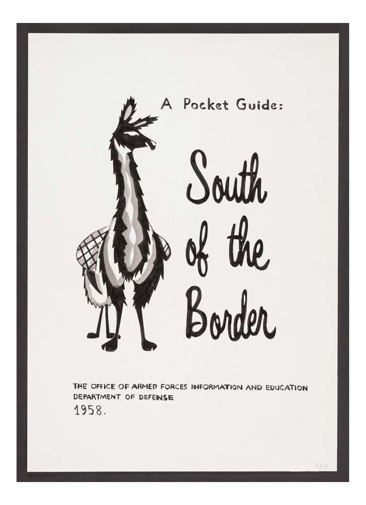 Fernando Bryce - South of the Border, 16x12" (A3) Poster Print