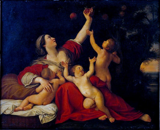 Fertility, vintage artwork by Francesco Albani, 12x8" (A4) Poster