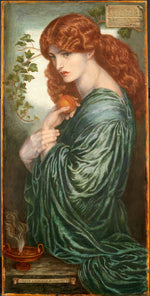 Proserpine by Dante Gabriel Rossetti, vintage art, modern poster print