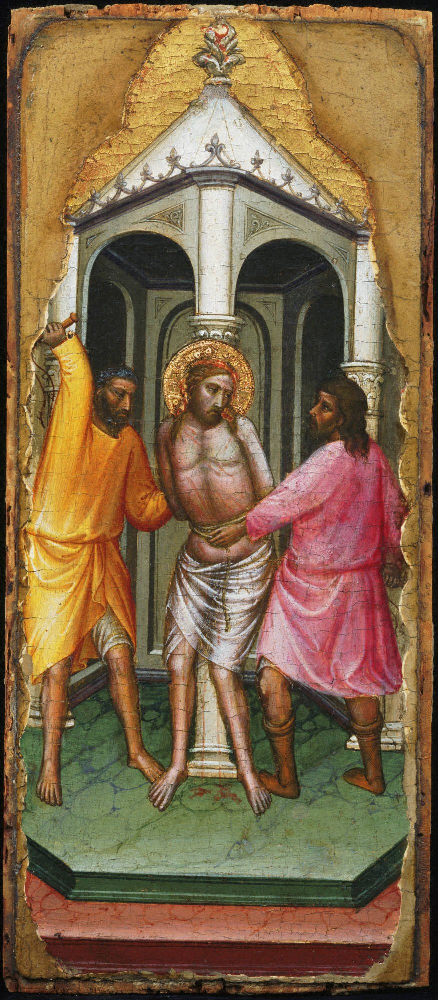 Flagellation, vintage artwork by Mariotto di Nardo, A3 (16x12") Poster Print