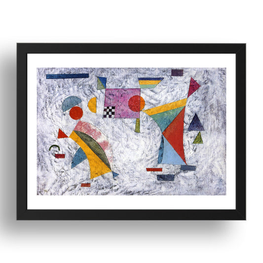 Flighty 1931 by Wassily Kandinsky, 17x13" Frame