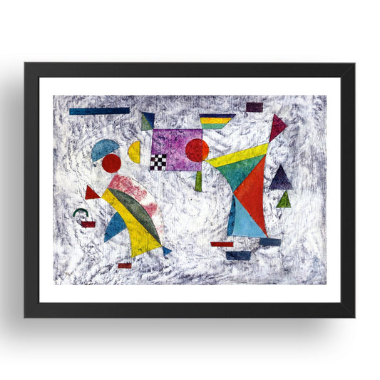 Flutter Like 1931 by Wassily Kandinsky, 17x13" Frame