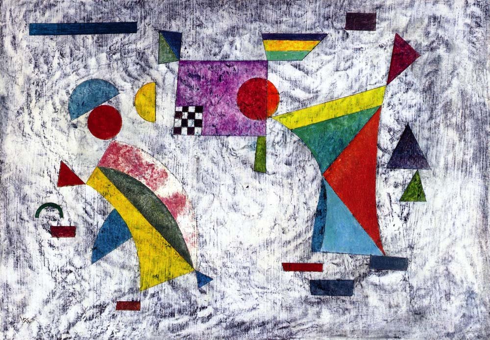 Flutter-Like - Wassily Kandinsky -1931 by Wassily Kandinsky, 23x16"( A2 size ) Poster Print