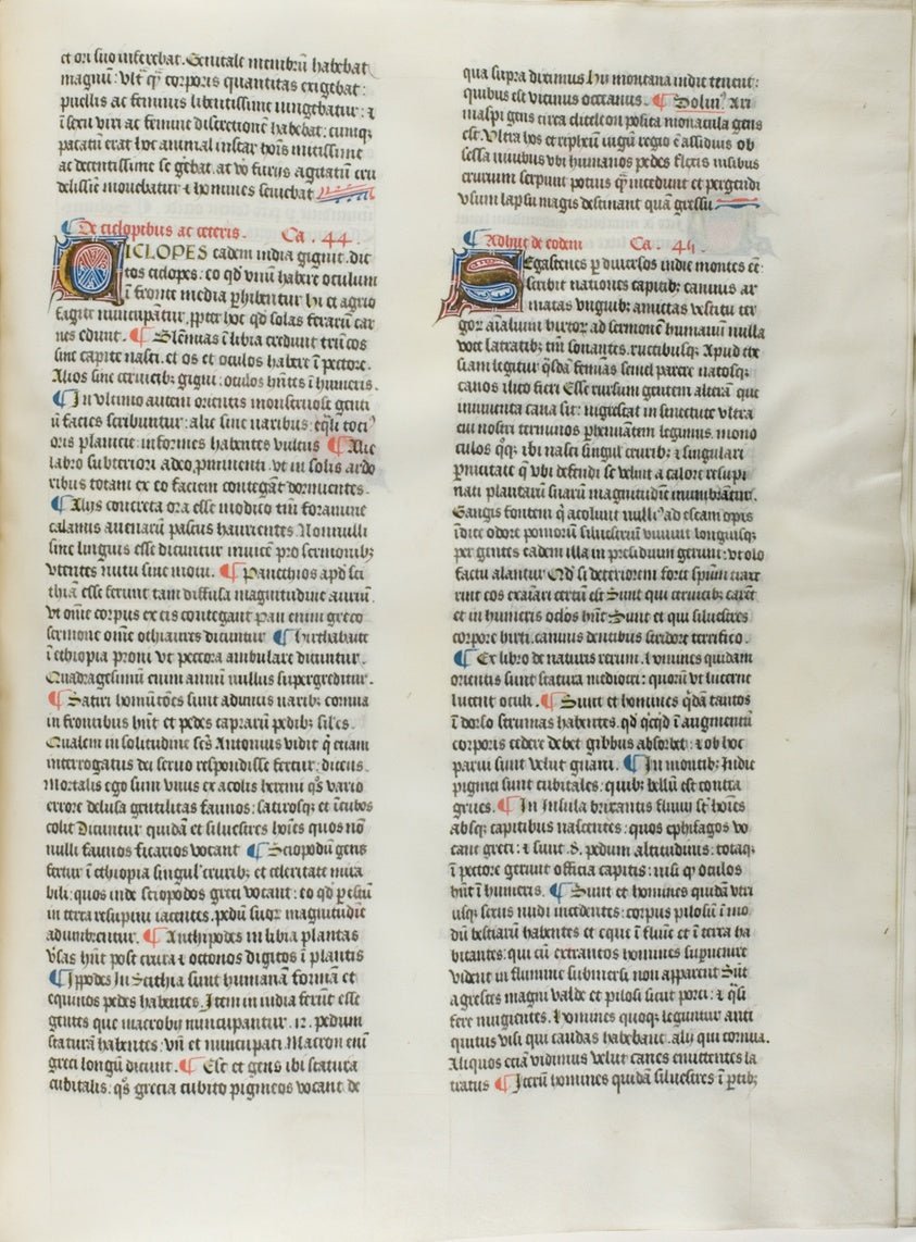 Folio Fourteen from Burchard of Sion's De locis ac mirabilibus mundi, or an Illuminated Geography by  French (Paris), 23x16"( A2 size ) Poster Print