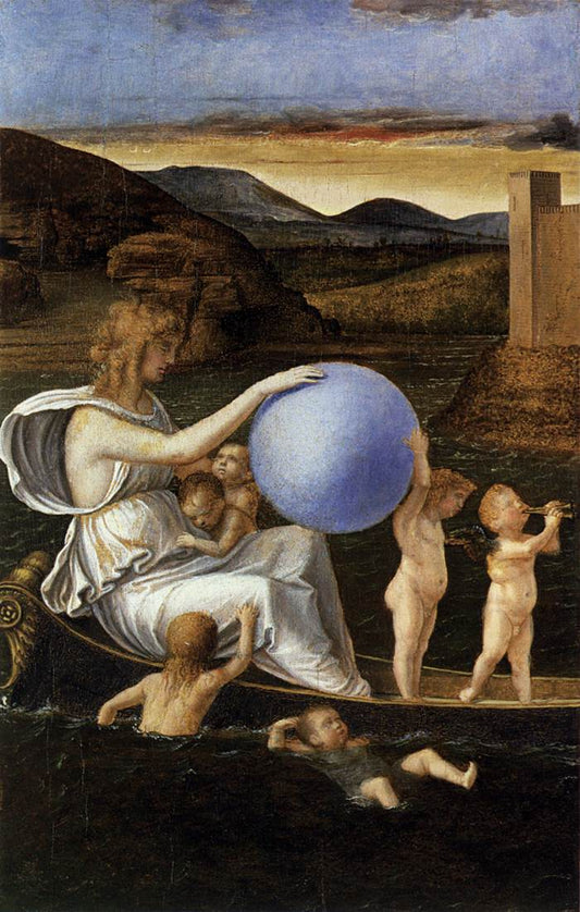 Four Allegories: Fortune (or Melancholy), vintage artwork by Giovanni Bellini, A3 (16x12") Poster Print