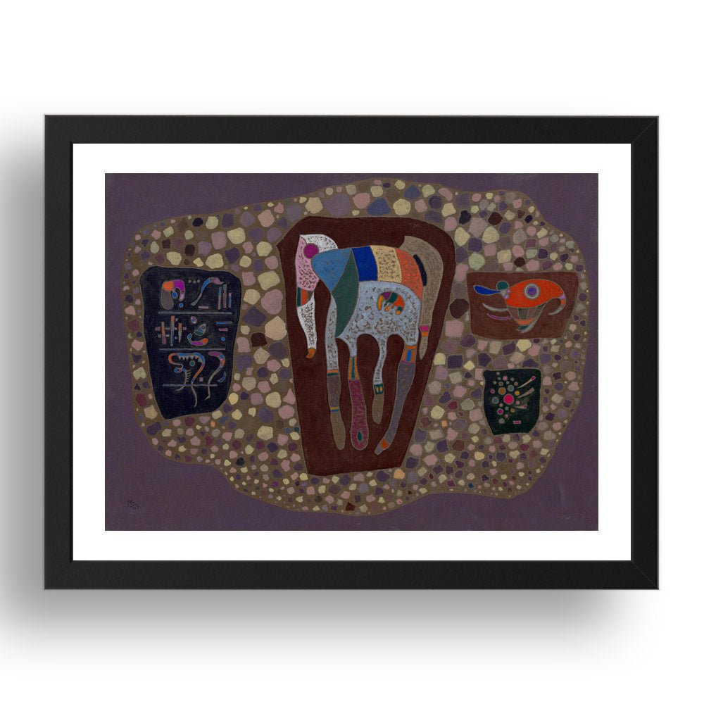  FRAGMENTS by Wassily Kandinsky, 17x13" Frame