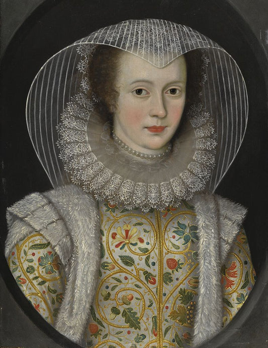 Frances Bell, Lady Dering, vintage artwork by Marcus Gheeraerts the Younger, A3 (16x12") Poster Print