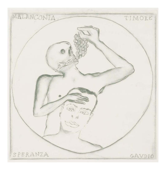 Francesco Clemente - Untitled, 16x12" (A3) Poster Print