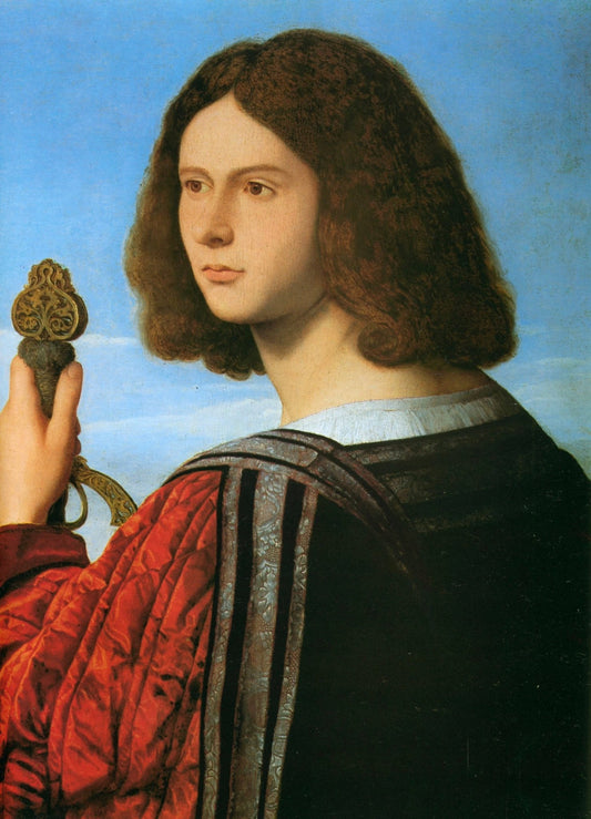 Francesco Maria della Rovere, vintage artwork by Bartolomeo Veneto, A3 (16x12") Poster Print