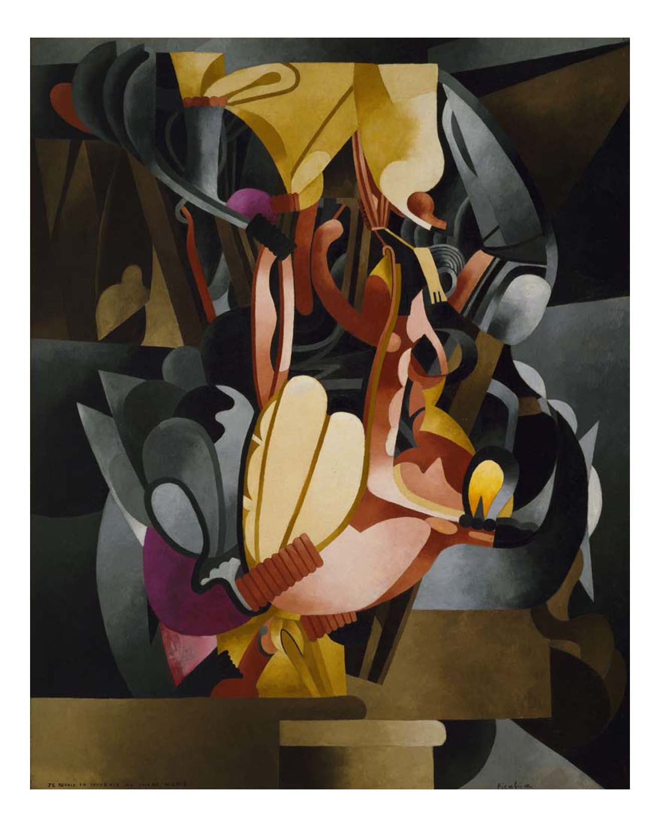 Francis Picabia - I See Again in Memory My Dear Udnie, 16x12" (A3) Poster Print