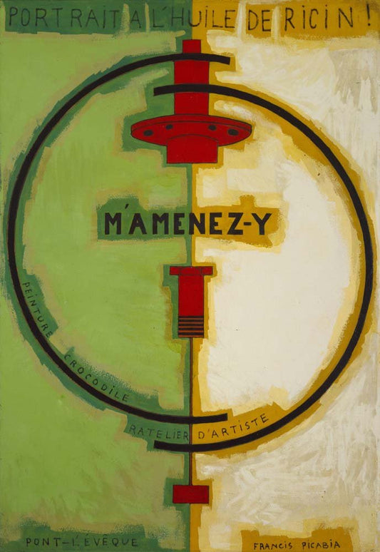 Francis Picabia - M'Amenez-y, vintage art, modern poster print