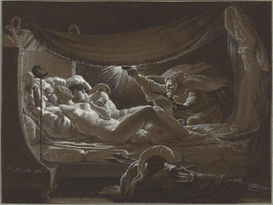François-Edouard Picot:Vulcan Discovering Venus and Mars,16x12"(A3) Poster