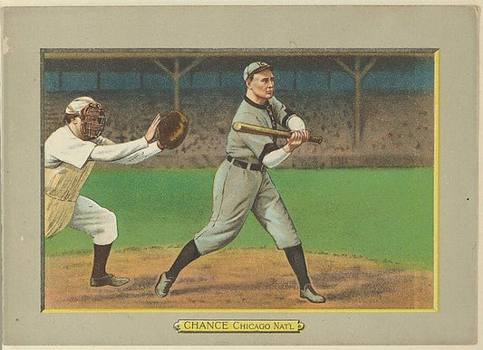 :Frank Chance First Baseman Chicago Cubs  from Turkey Red Ca-16x12"(A3) Poster