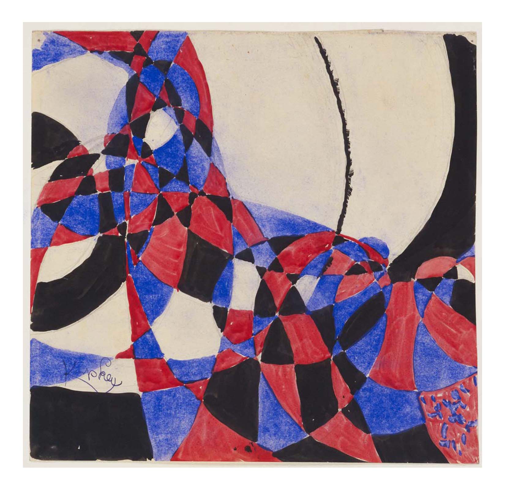 Frantisek Kupka - Amorpha Fugue in Two Colors (3), 16x12" (A3) Poster Print