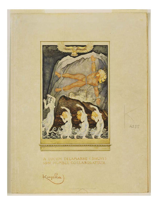 Frantisek Kupka - Prometheus, 16x12" (A3) Poster Print