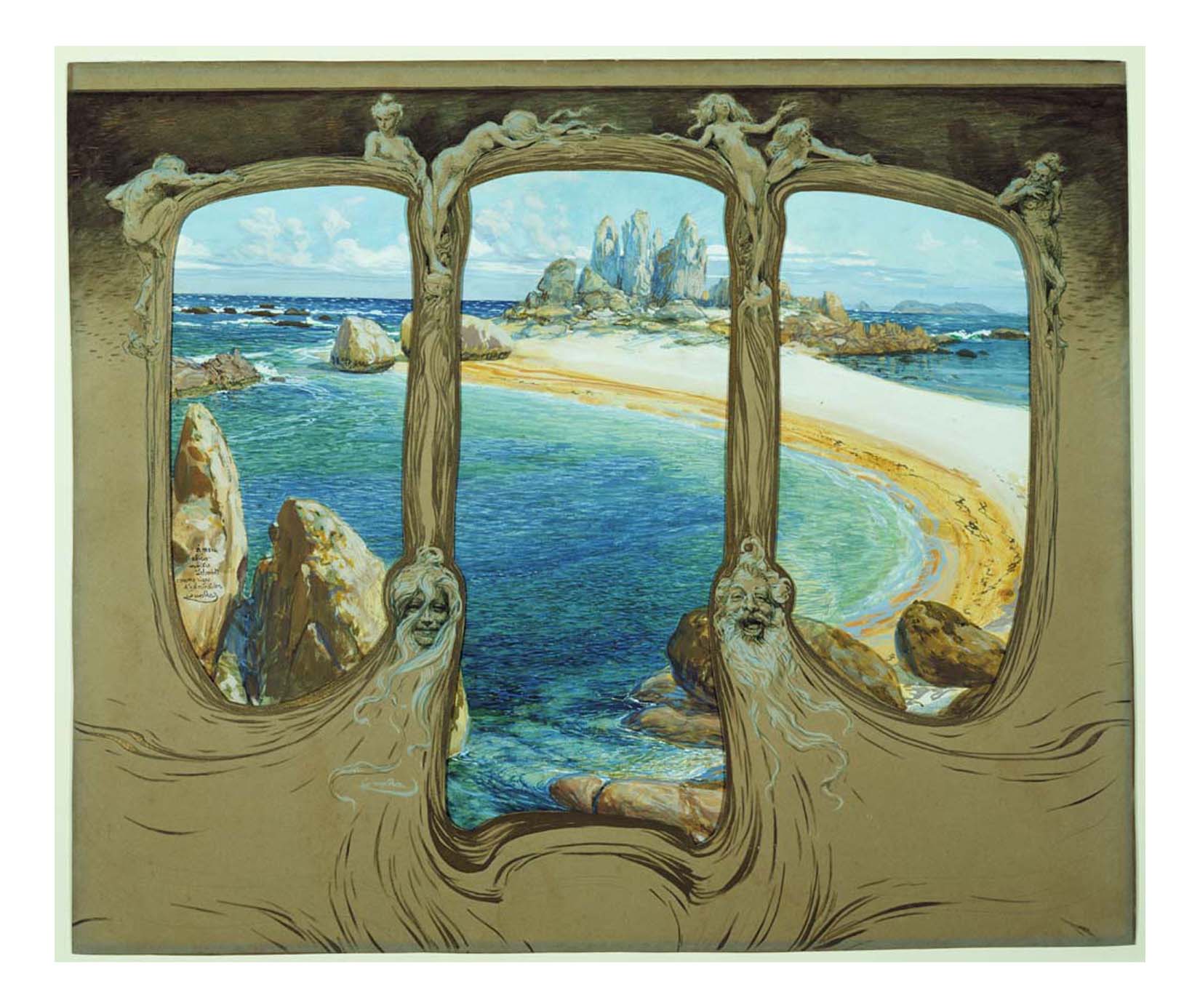 Frantisek Kupka - View from a Carriage Window, 16x12" (A3) Poster Print