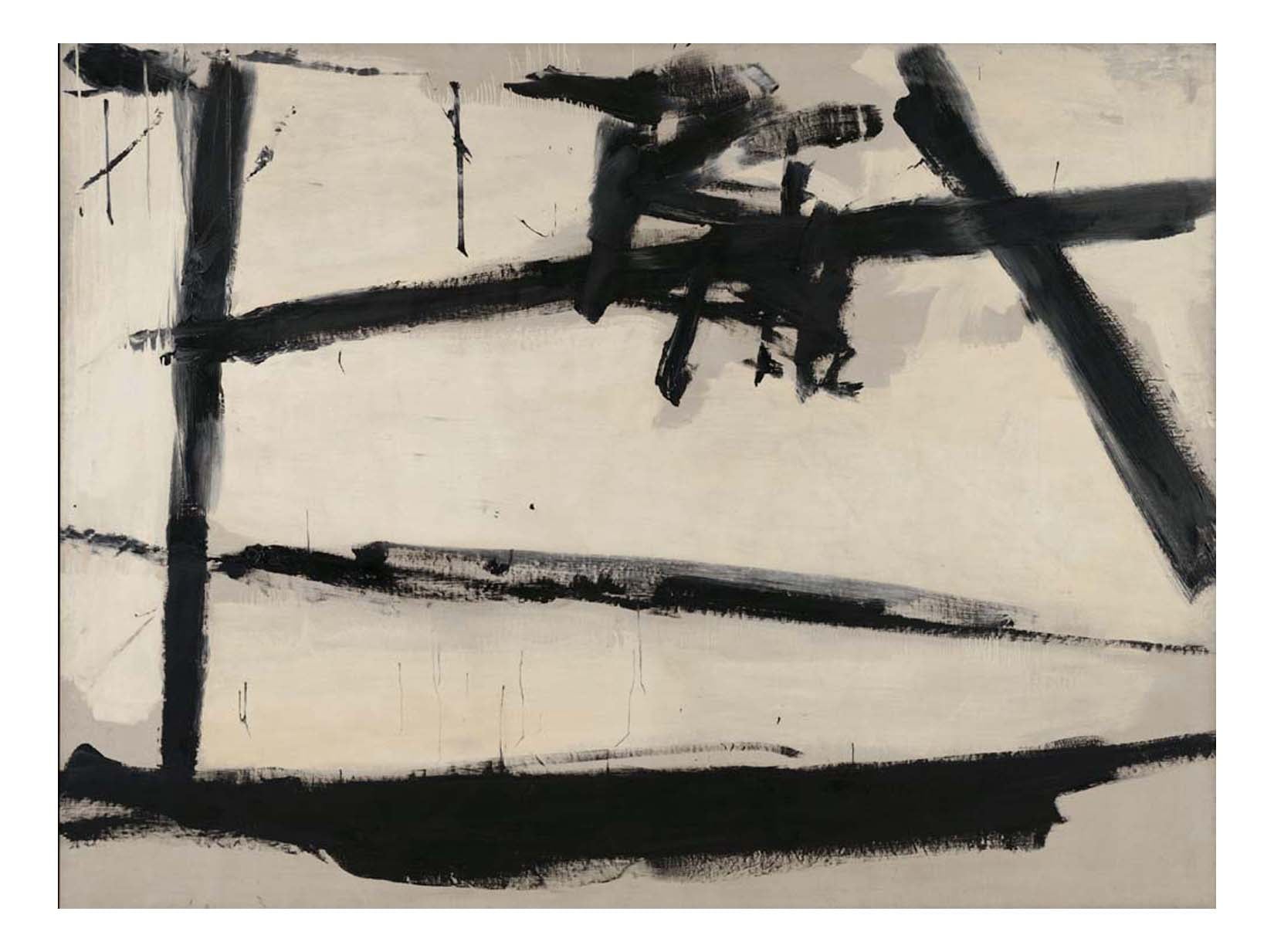 Franz Kline - Painting Number 2, 16x12" (A3) Poster Print