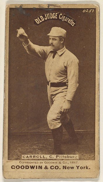 Frederick Herbert "Fred" Carroll Catcher Pittsburgh from th-16x12"(A3) Poster