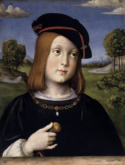 Frederigo Gonzaga, vintage artwork by Francesco Francia, A3 (16x12") Poster Print