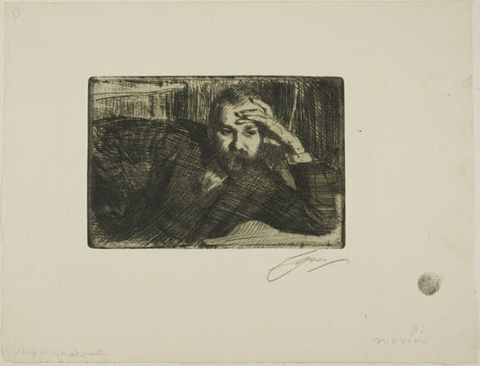 Fredrik Martin by  Anders Zorn, 23x16"( A2 size) Poster Print