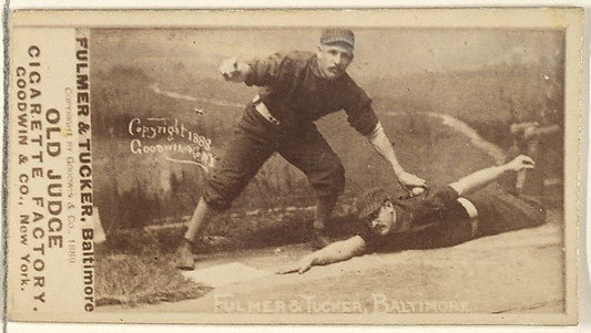 :Fullmer and Tucker Baltimore Orioles from the Old Judge ser-16x12"(A3) Poster