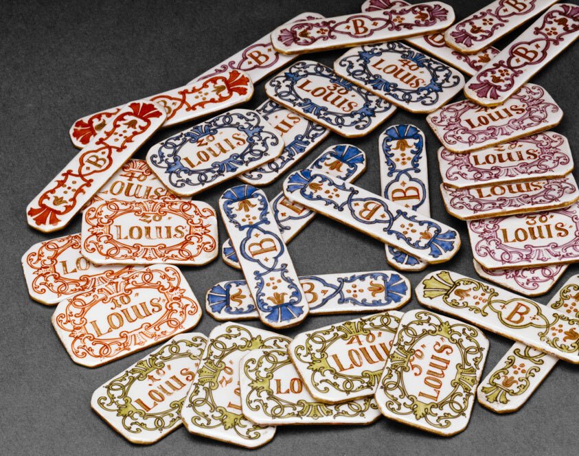 Gaming Pieces by  Du Paquier Porcelain Manufactory, 23x16"( A2 size) Poster Print