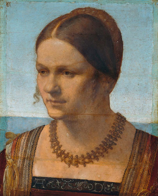 portrait of a young venetian lady by A.Durer, 12x8" (A4) Poster