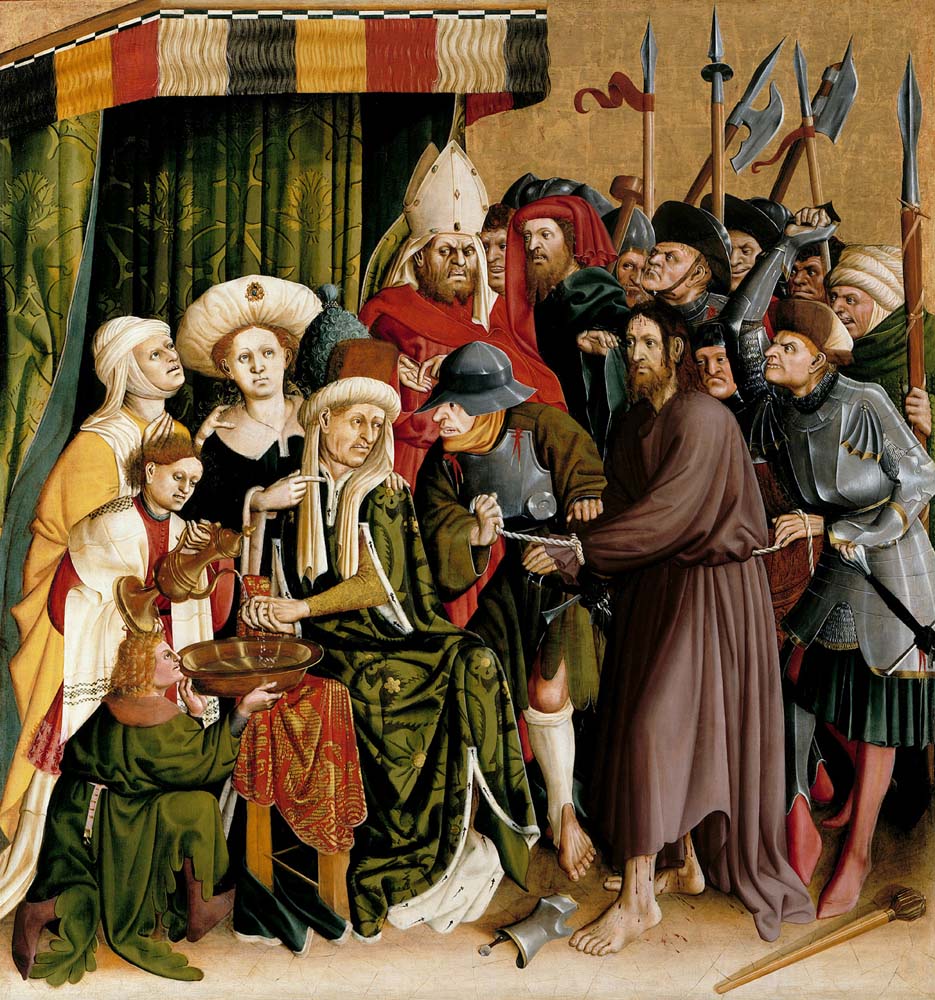 wings of wurzach altar by Hans Multscher,1437, 12x8" (A4) Poster