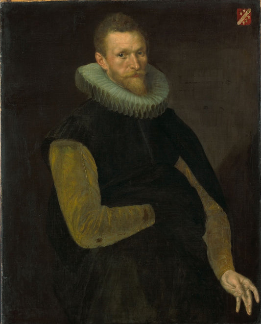 General Jacob Cornelisz Banjaert (1564-1638). Admiral and Burgerma, vintage artwork by Cornelis Ketel, A3 (16x12") Poster Print