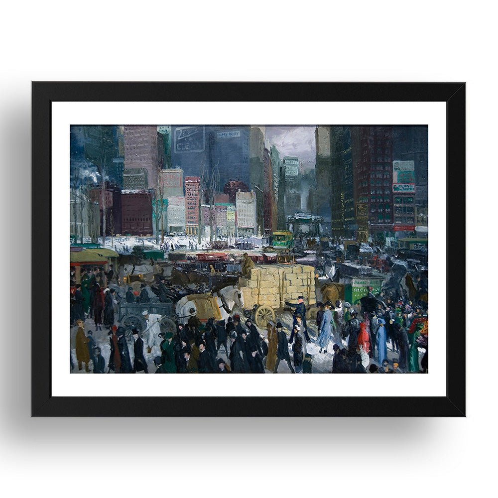 George Bellows - New York [1911], A4 size (8.27 × 11.69 inches) Poster