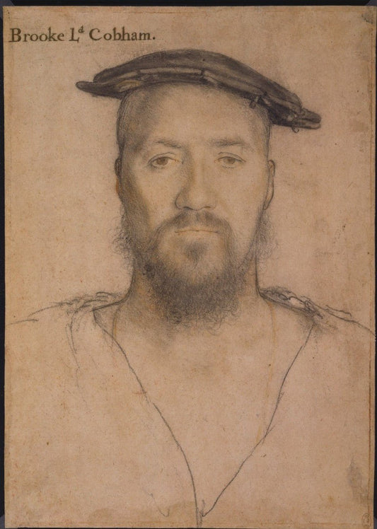 George Brooke, 9th Baron of Cobham, vintage artwork by Hans Holbein the Younger, A3 (16x12") Poster Print