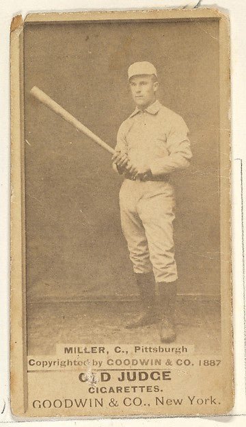 George Frederick "Doggie" Miller Catcher Pittsburgh from th-16x12"(A3) Poster