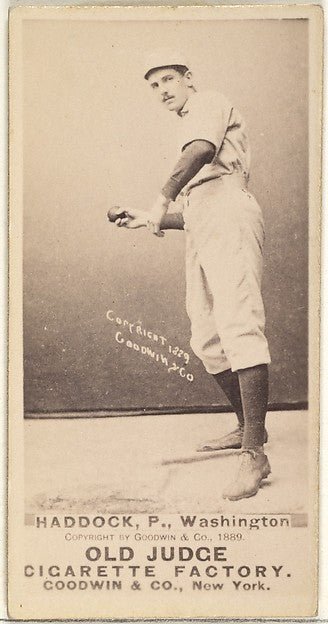 George Silas Haddock Pitcher Washington Nationals from the-16x12"(A3) Poster