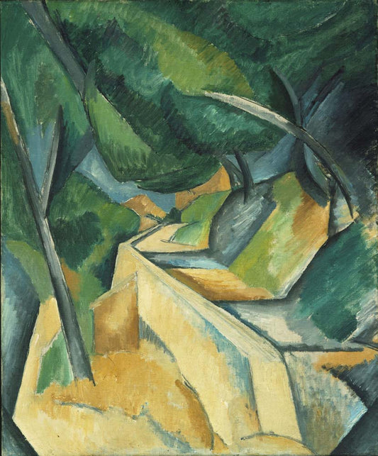Georges Braque - Road near L'Estaque, vintage art, modern poster print