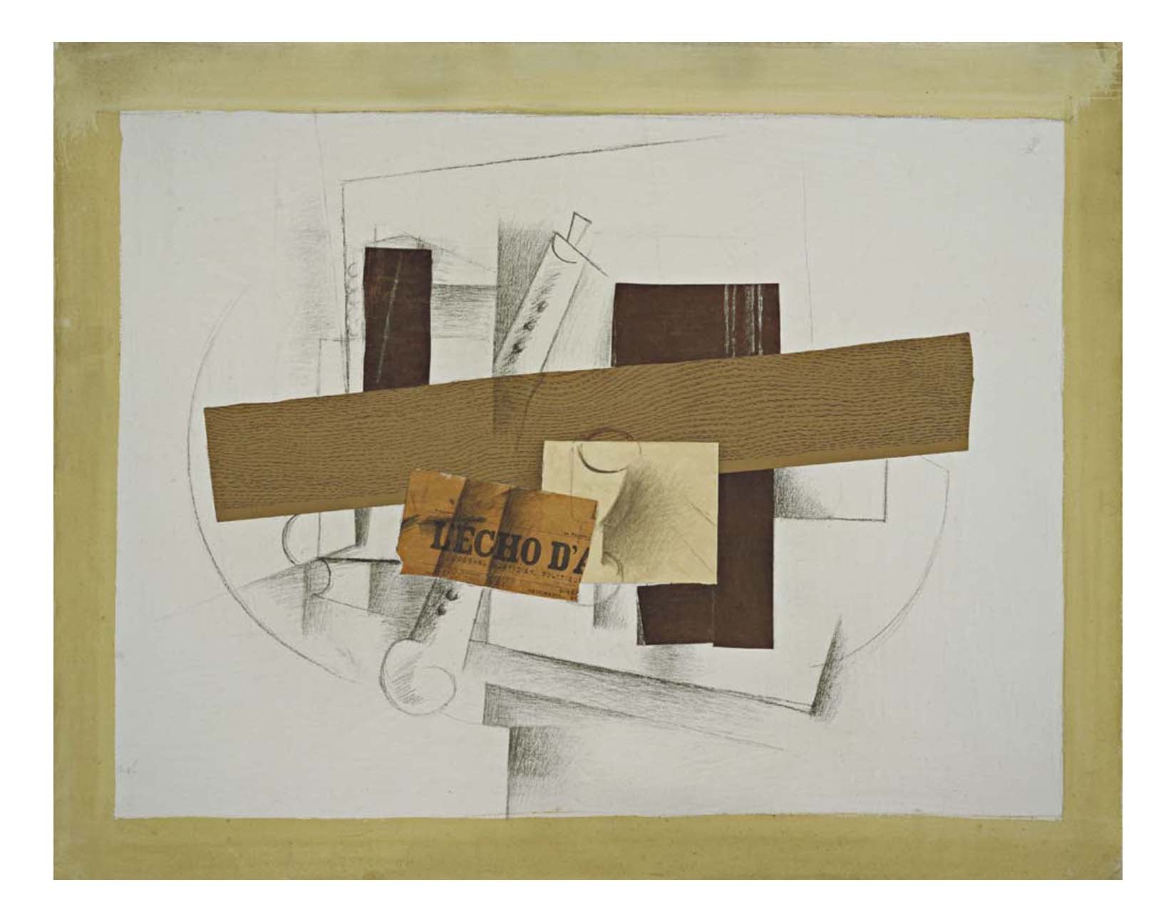 Georges Braque - Still Life with Tenora, 16x12" (A3) Poster Print