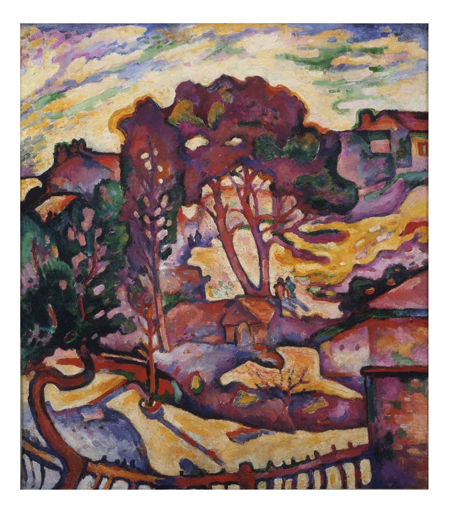 Georges Braque - The Large Trees, 16x12" (A3) Poster Print