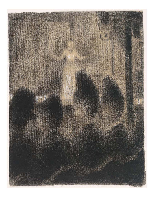 Georges-Pierre Seurat - At the Concert Europeen, 16x12" (A3) Poster Print