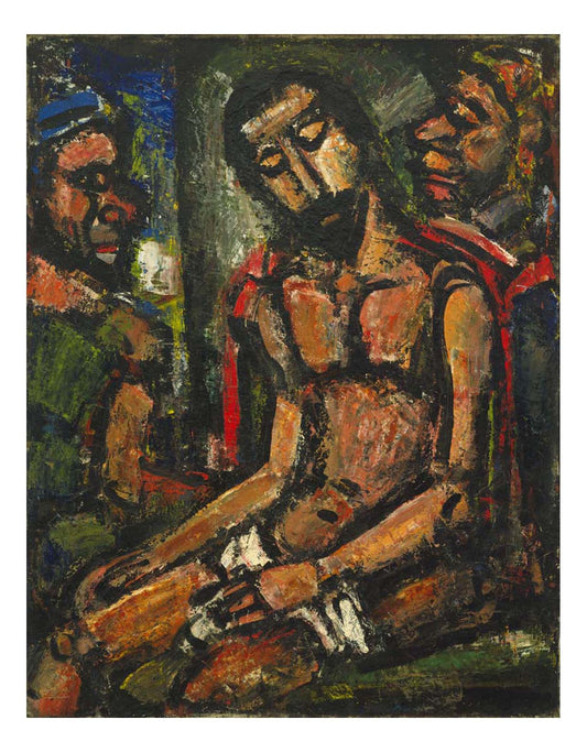 Georges Rouault - Christ Mocked by Soldiers, 16x12" (A3) Poster Print