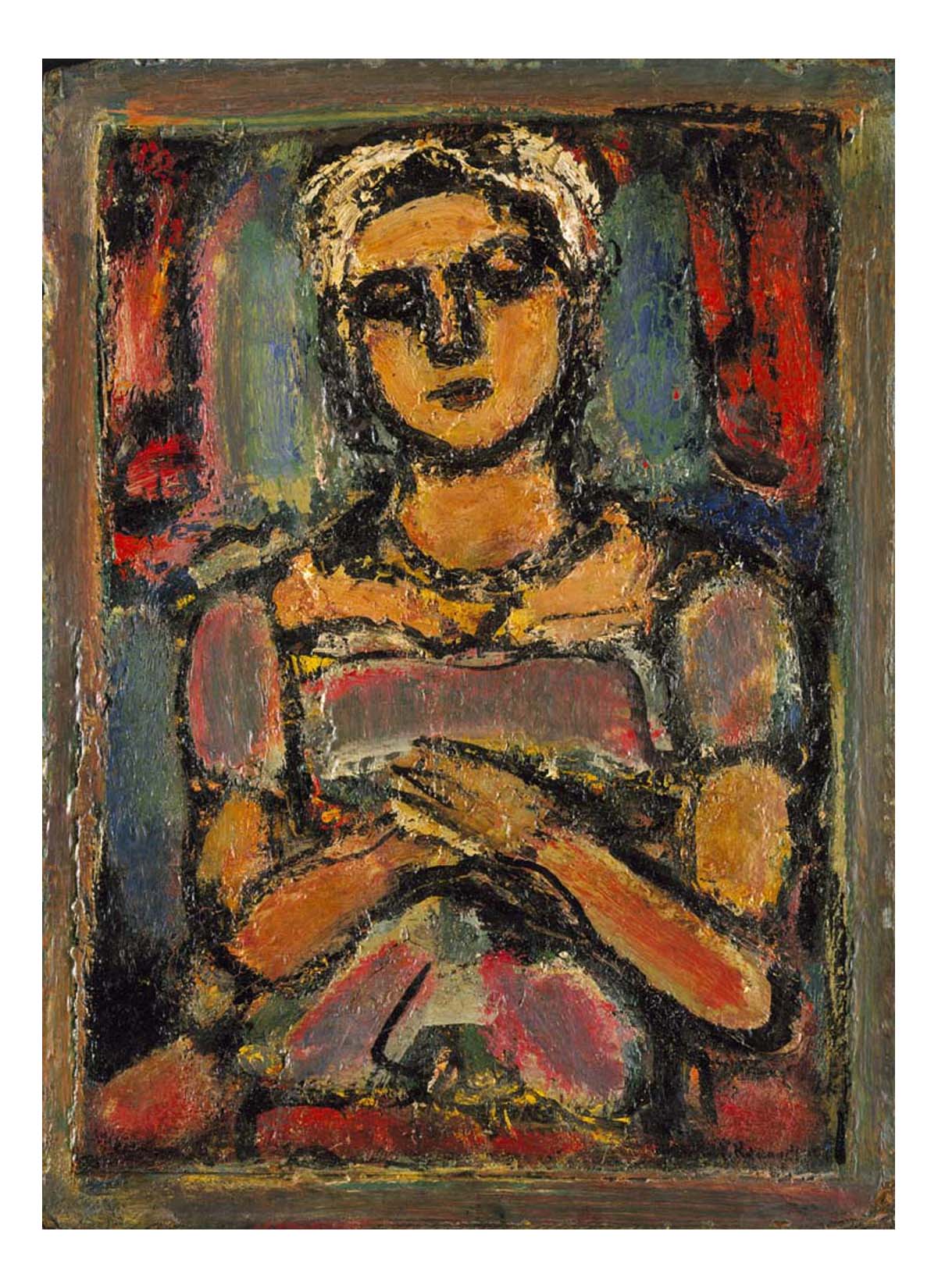 Georges Rouault - Little Peasant Girl, 16x12" (A3) Poster Print