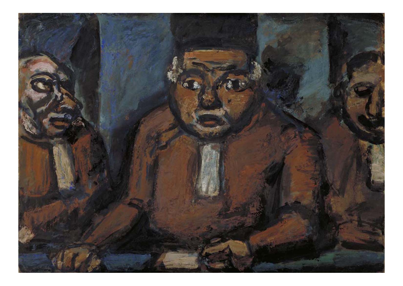 Georges Rouault - The Three Judges, 16x12" (A3) Poster Print