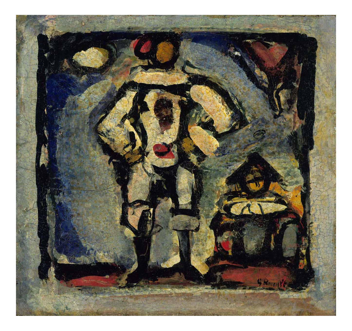 Georges Rouault - Two Clowns, 16x12" (A3) Poster Print