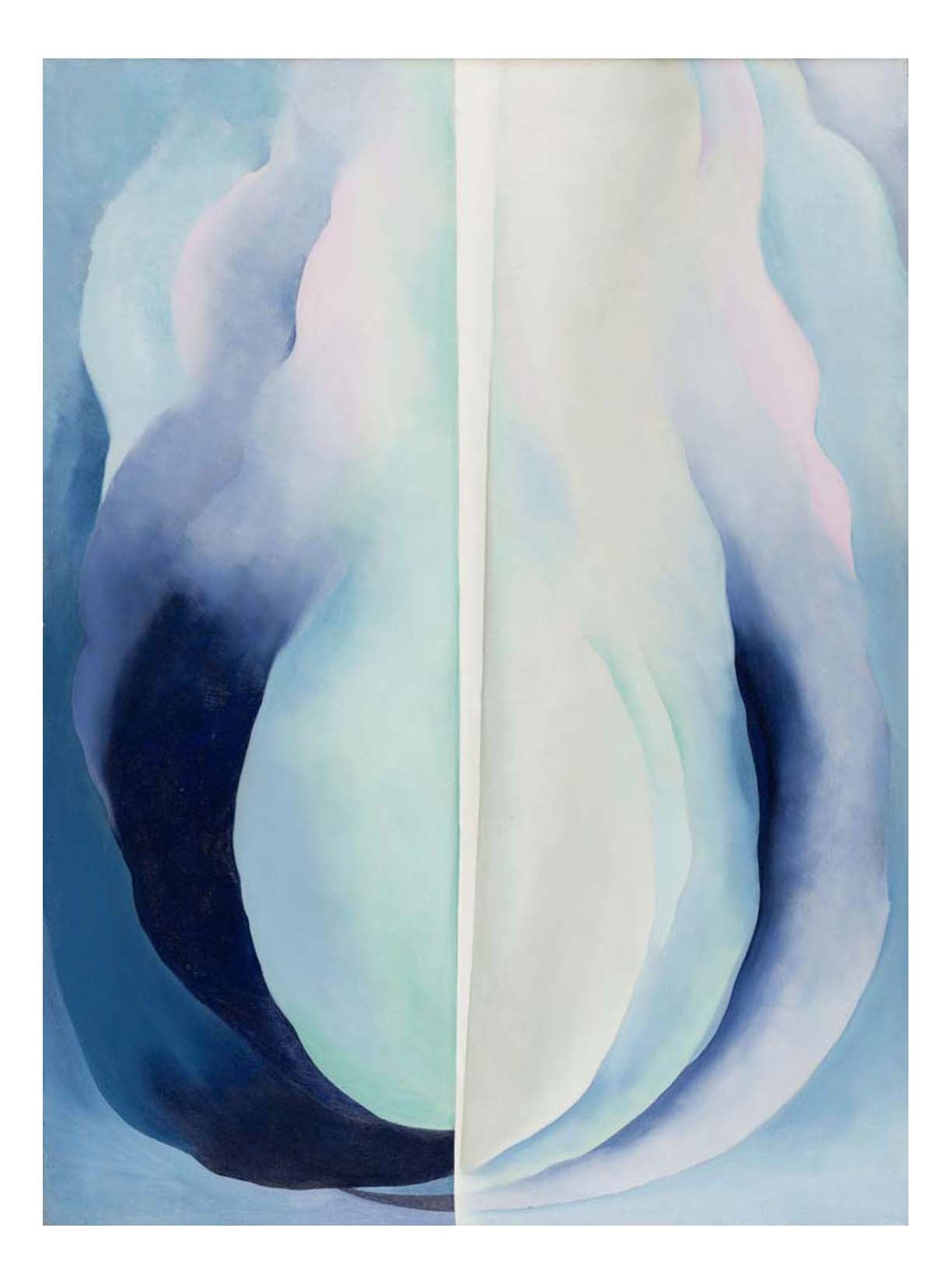 Georgia O'Keeffe - Abstraction Blue, 16x12" (A3) Poster Print