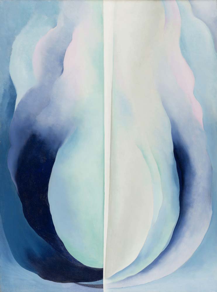 Georgia O'Keeffe - Abstraction Blue, vintage art, A3 (16x12")  Poster Print 