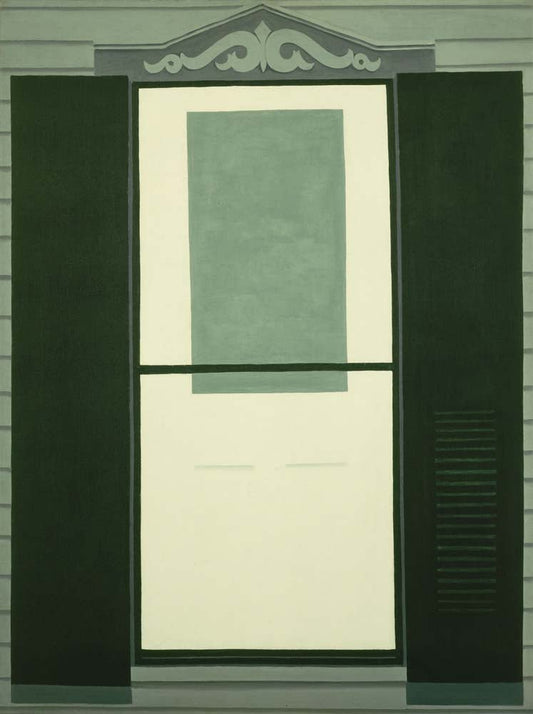 Georgia O'Keeffe - Lake George Window, vintage art, modern poster print