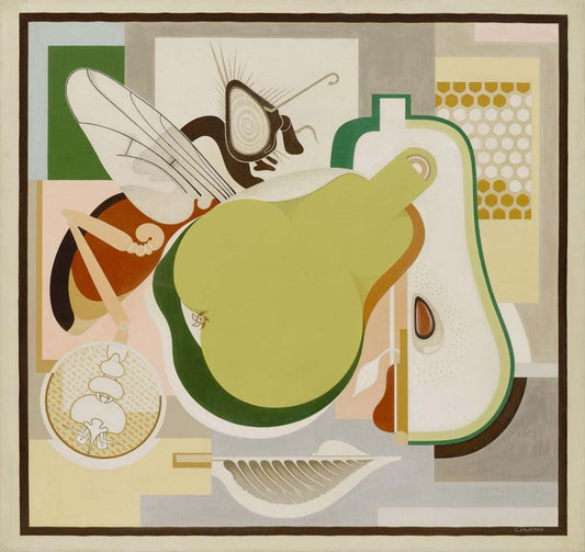 Gerald Murphy - Wasp and Pear, vintage art, modern poster print