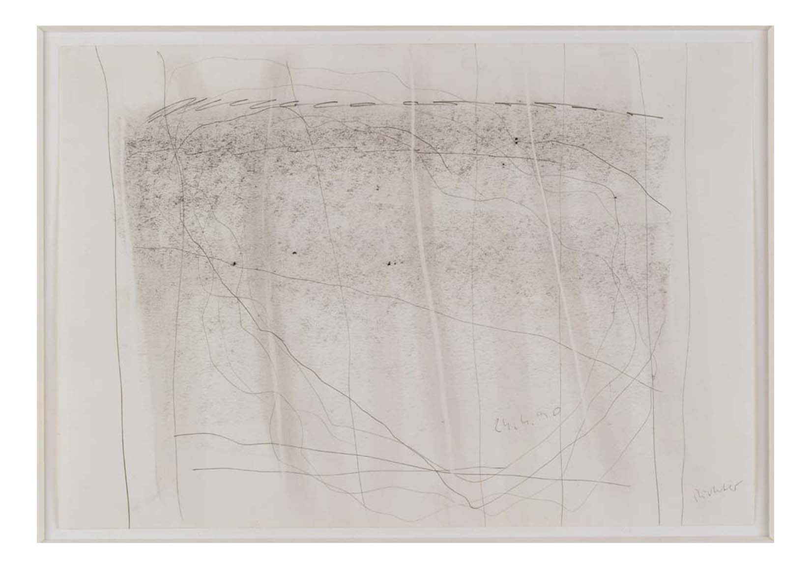 Gerhard Richter - 24.4.90, 16x12" (A3) Poster Print