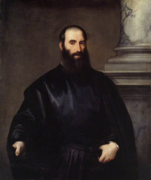 Giocomo Doria, vintage artwork by Titian, A3 (16x12") Poster Print