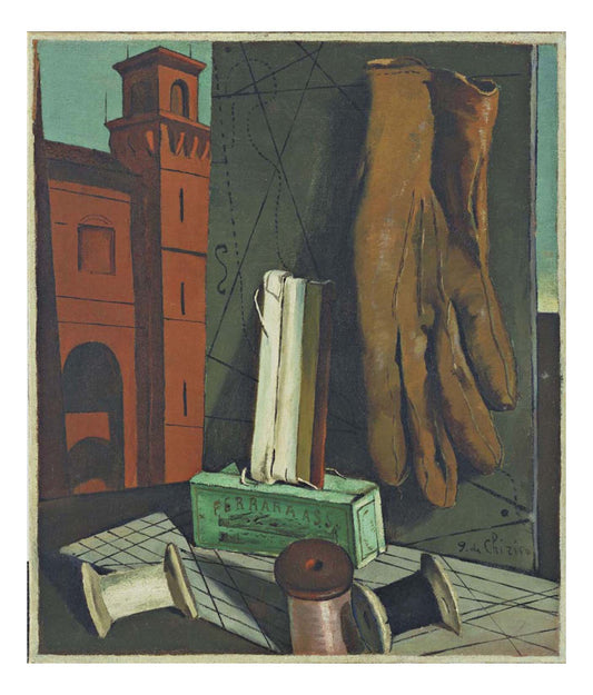 Giorgio de Chirico - The Amusements of a Young Girl, 16x12" (A3) Poster Print